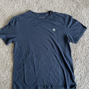 Timberland Navy Blue T-Shirt | Men’s Small Short Sleeve Logo Tee